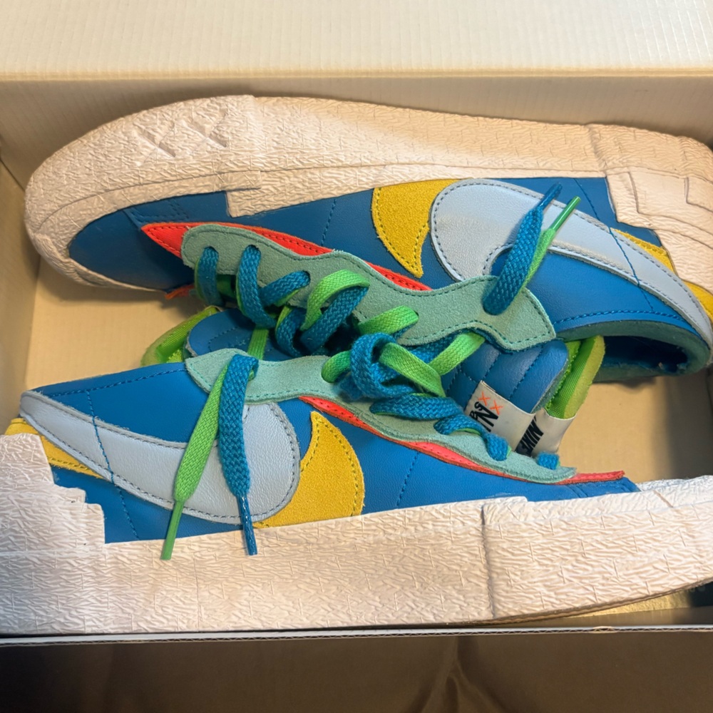 Nike Blazer Low Sacai KAWS Neptune Blue